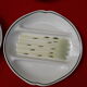 6 asparagus plates in salins earthenware bubble model Auxonne diam 23 cm