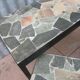 Brutalist Flag Stone nesting Tables, set of 3