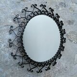 Mirror sun wrought iron 35cm
