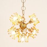 Murano glass pendant lamp from AV Mazzega 1950s