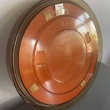 Miroir en plastique fumé français des années 1970