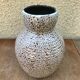 Old Ceramic Vase Brown Grey 70s Vintage