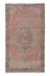 1970s vintage tan handwoven turkish oushak rug 128 x 217 cm
