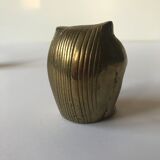 Owl owl in brass year 1970