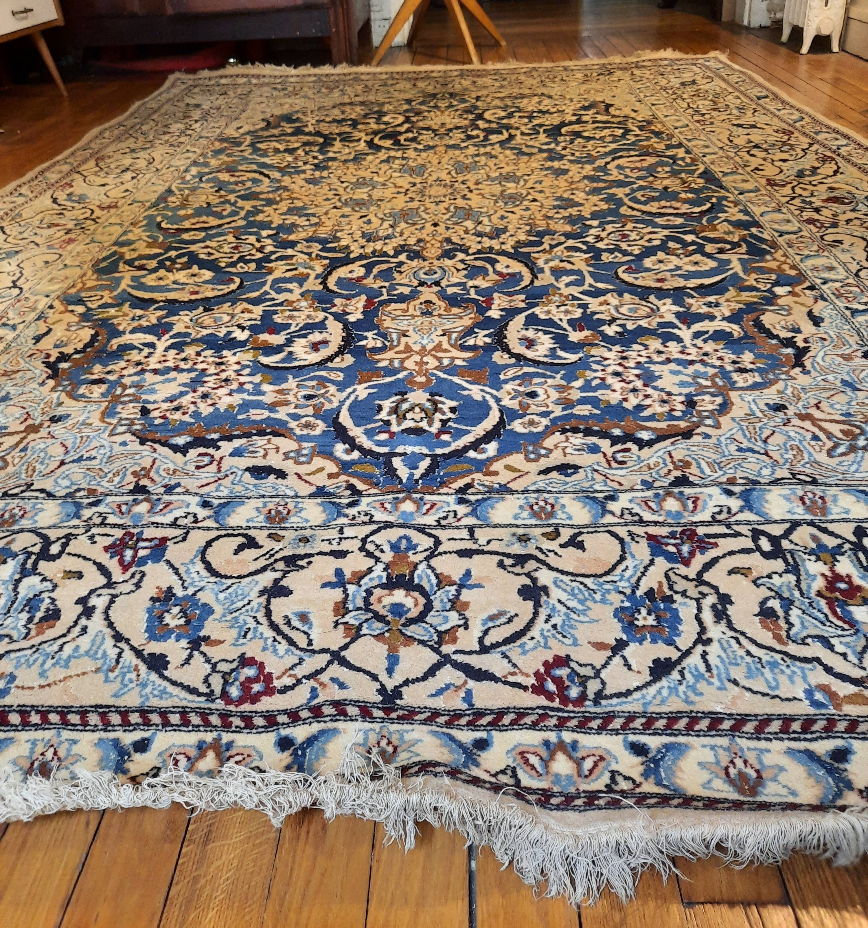 Handmade oriental rug 3m x 2m
