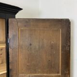 19th century solid wood bonnet cupboard