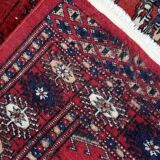 Handmade vintage rug Uzbek Bukhara 81cm x 119cm 1970s