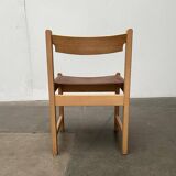 Swedish Mid-Century Safari Chair, 1960s, set of 3