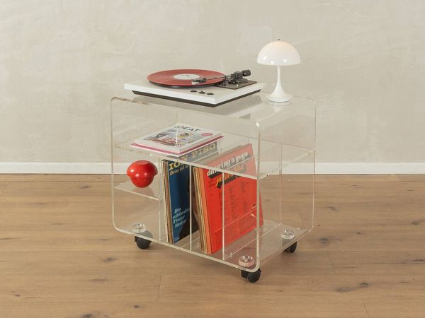 Meuble HiFi en acrylique, années 1960