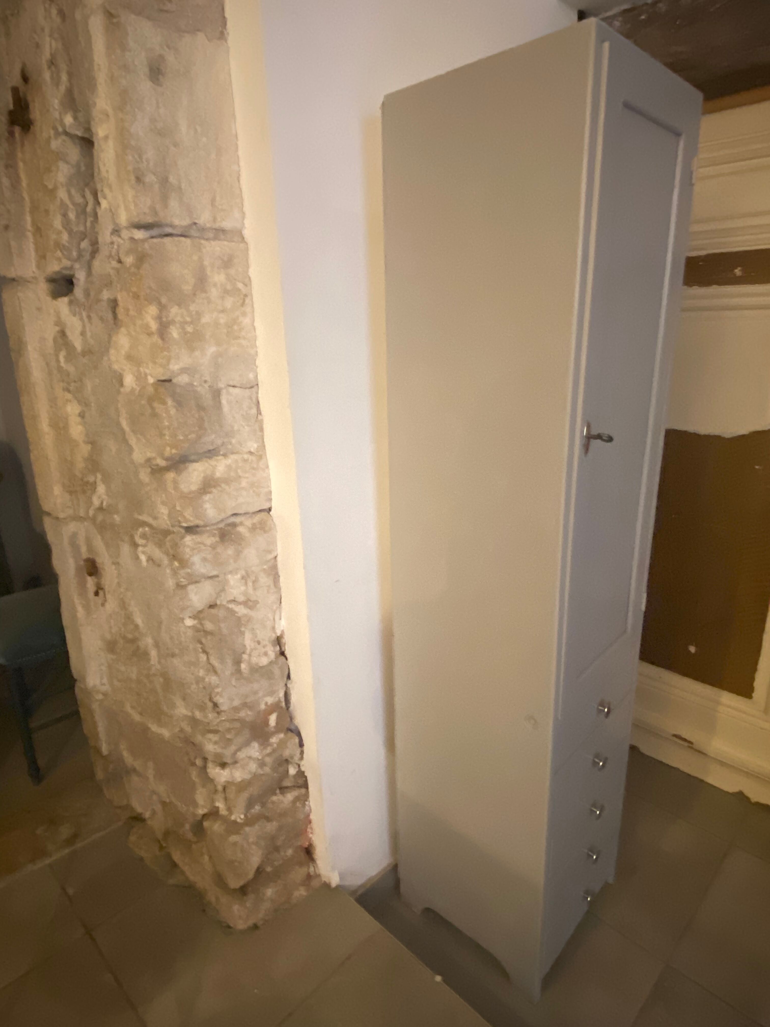 Toilet column cabinet