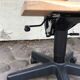 Martin Stoll office chair light wood on wheels