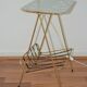 Floor lamp with magazine rack scoubidou years 50 Tablet