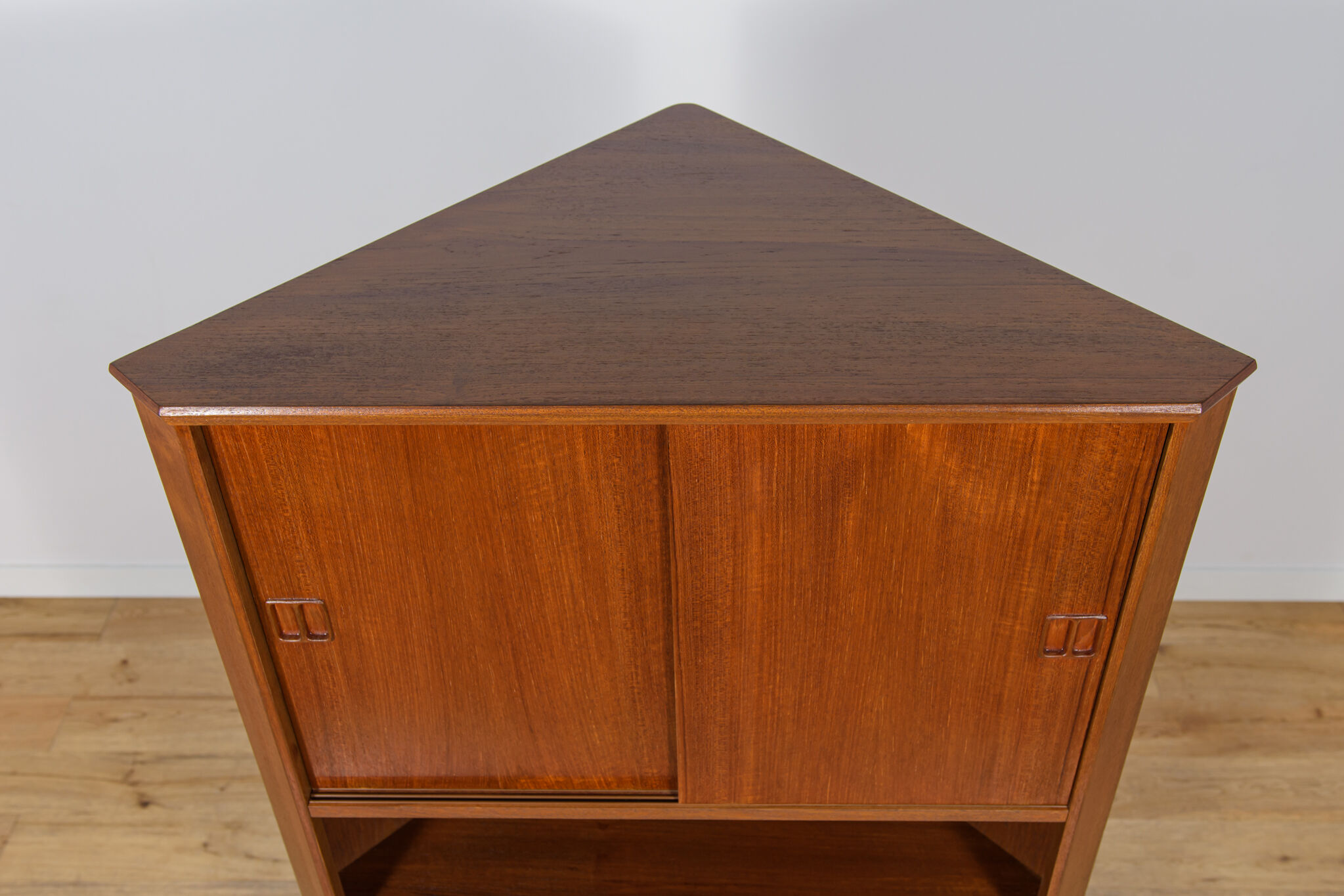 Mid-Century Modern Teak Corner Cabinet, 1960s