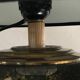 80s glazing glass ball lamp foot