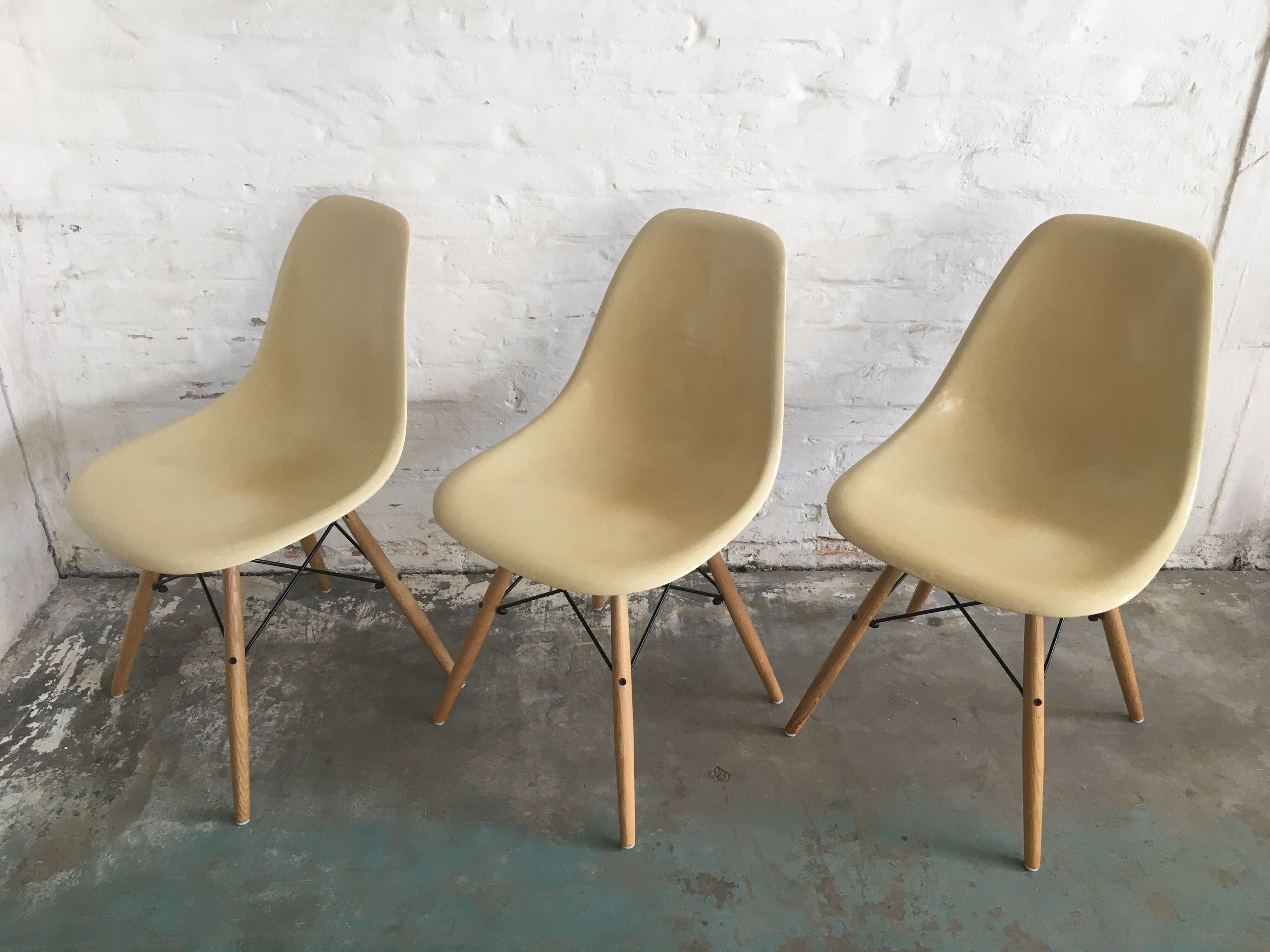 Ensemble de 6 chaises à manger DSW par Charles et Ray Eames