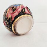 Ceramic vase from Monaco decorated fish