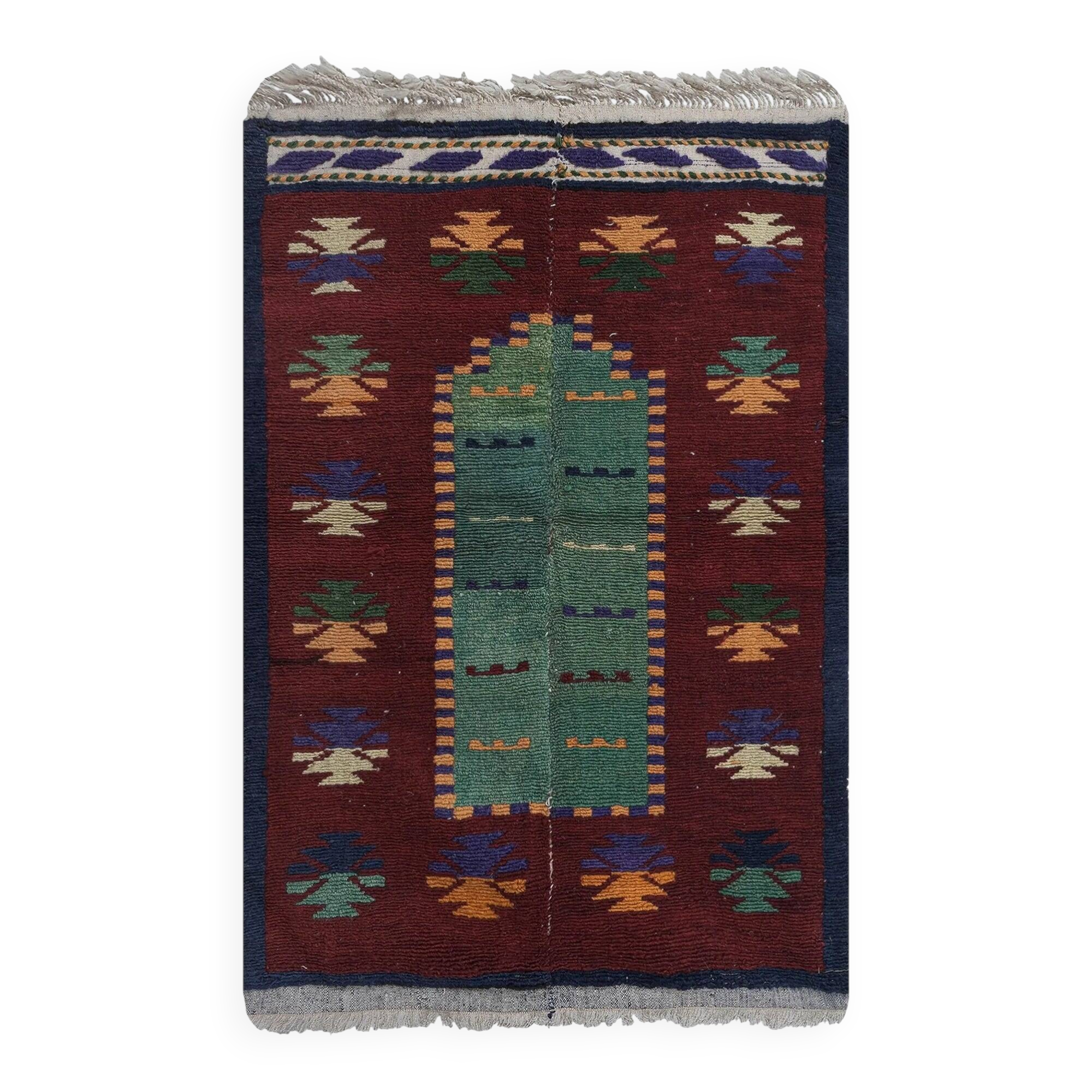 Vintage handmade Turkish rug 107x160 cm