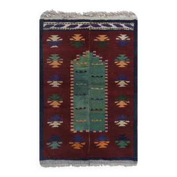 Vintage handmade Turkish rug 107x160 cm