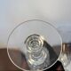 2 verres à champagne Baccarat m. Richelieu