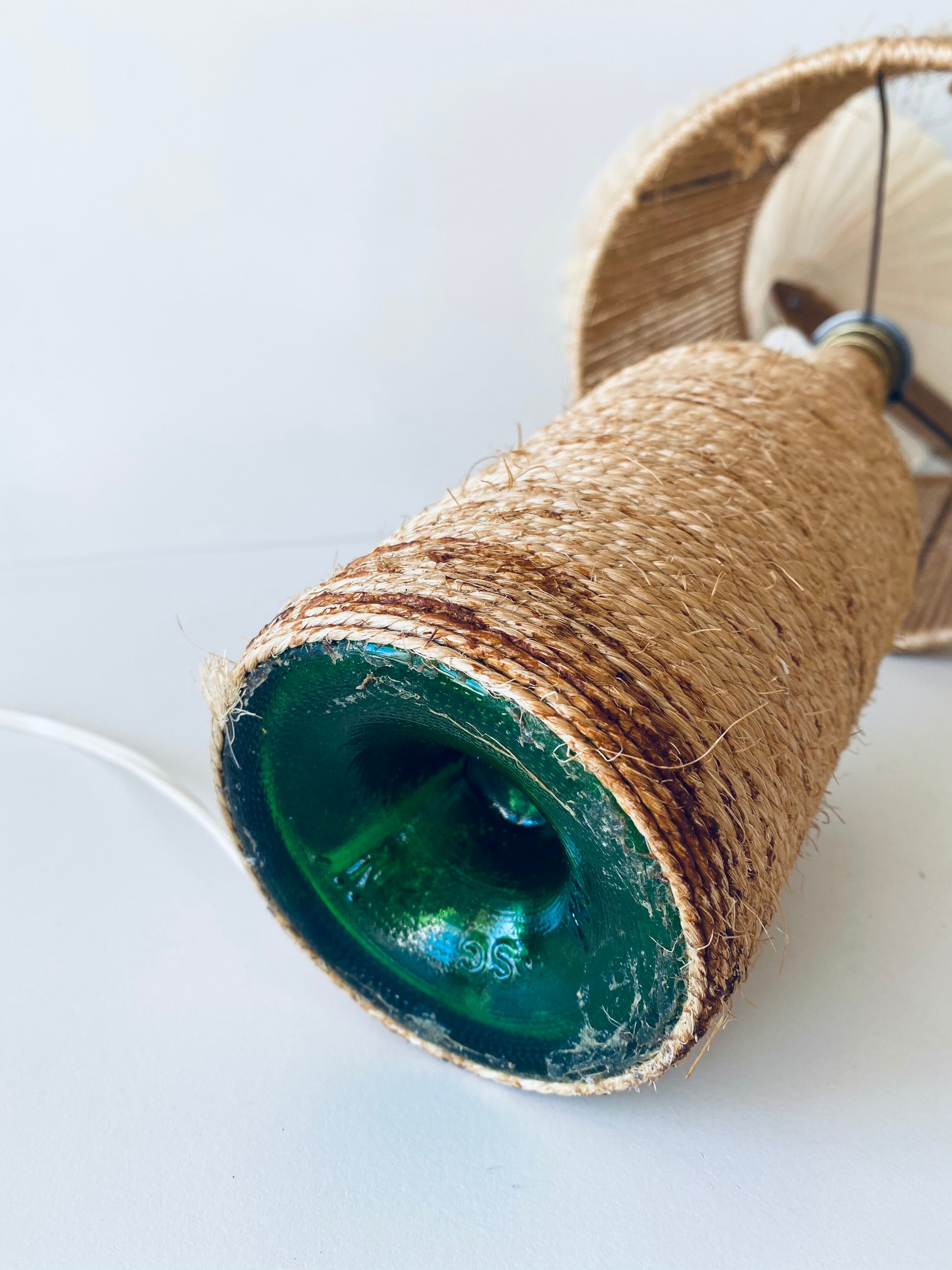 Bohemian lamp in rope