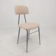 Set of 4 Italian Metal Dining Chairs, 1960's