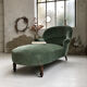 Meridian Napoleon III green velvet