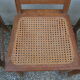 4 chaises cannées en chêne