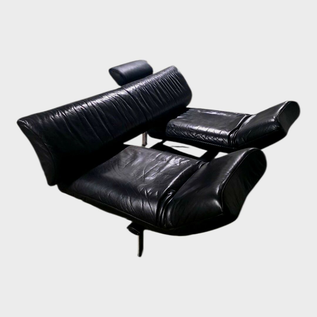 Iconic Sede DS-140 Sofa (Black) – Circa 1980