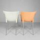 Set of 2 Dr NO chairs by Starck for Kartell, 1990s