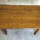 Farmhouse style dining table.