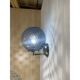 Contemporary "ballotton" blue murano glass wall sconce