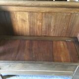 Oak and cherry chest bench