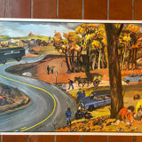 Ogé Hachette poster "the garden autumn"