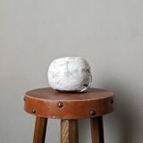 Handmade vase, Raku pottery, Japanese style, Japandi ceramics