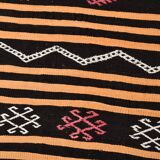 3x12 Pinstriped Kilim Runner Rug, 91x349Cm