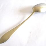 German silver-plated sauce spoon Gowe ALPACCA pearl decoration 26cm