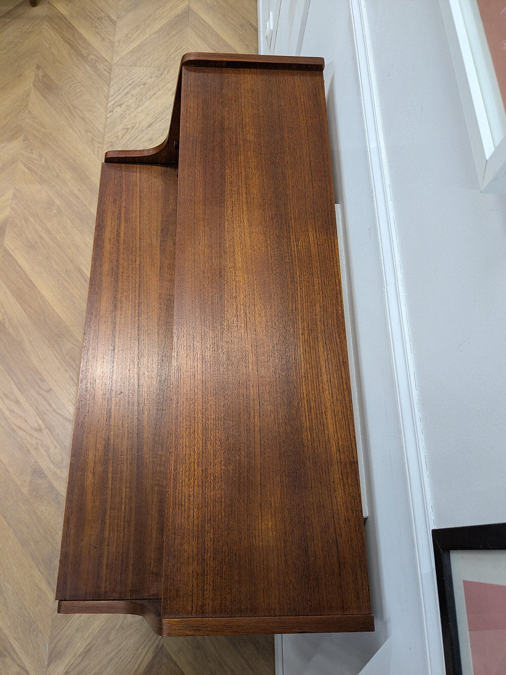 Vintage Scandinavian teak secretary