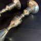 Pair of antique candlesticks - gilded bronze 18th century