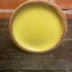 Old Yellow Glazed Ceramic Pitcher Vintage Kitchen #D427