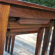Kvalitet pull-out tables scandinavian 60s rosewood