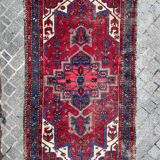 Ancient Persian carpet Hamadan handmade 108x192 cm