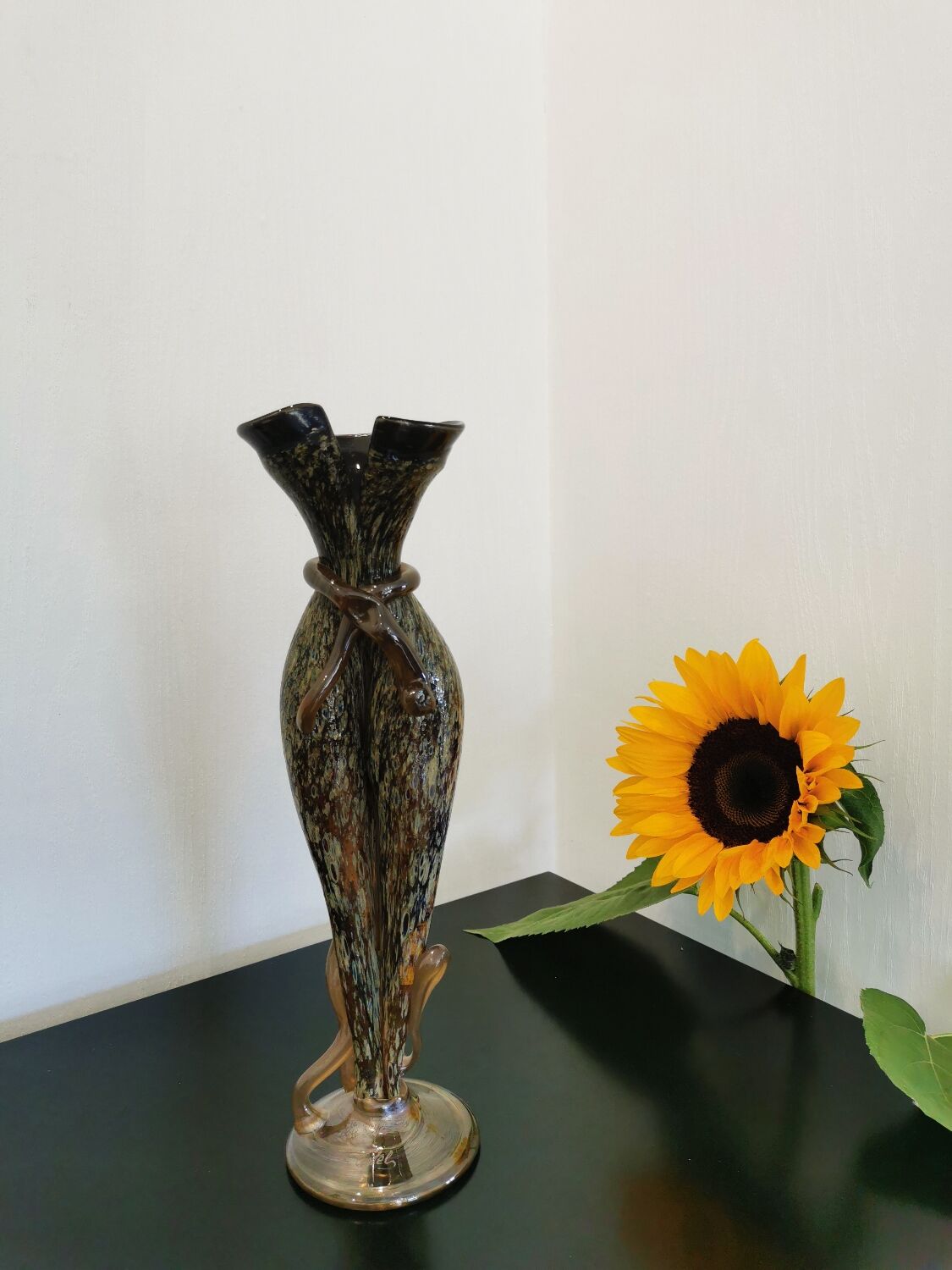 Vintage blown glass vase