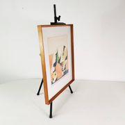 Horst Antes litografia “Portret głowy w kolorze”, Niemcy lata 70.