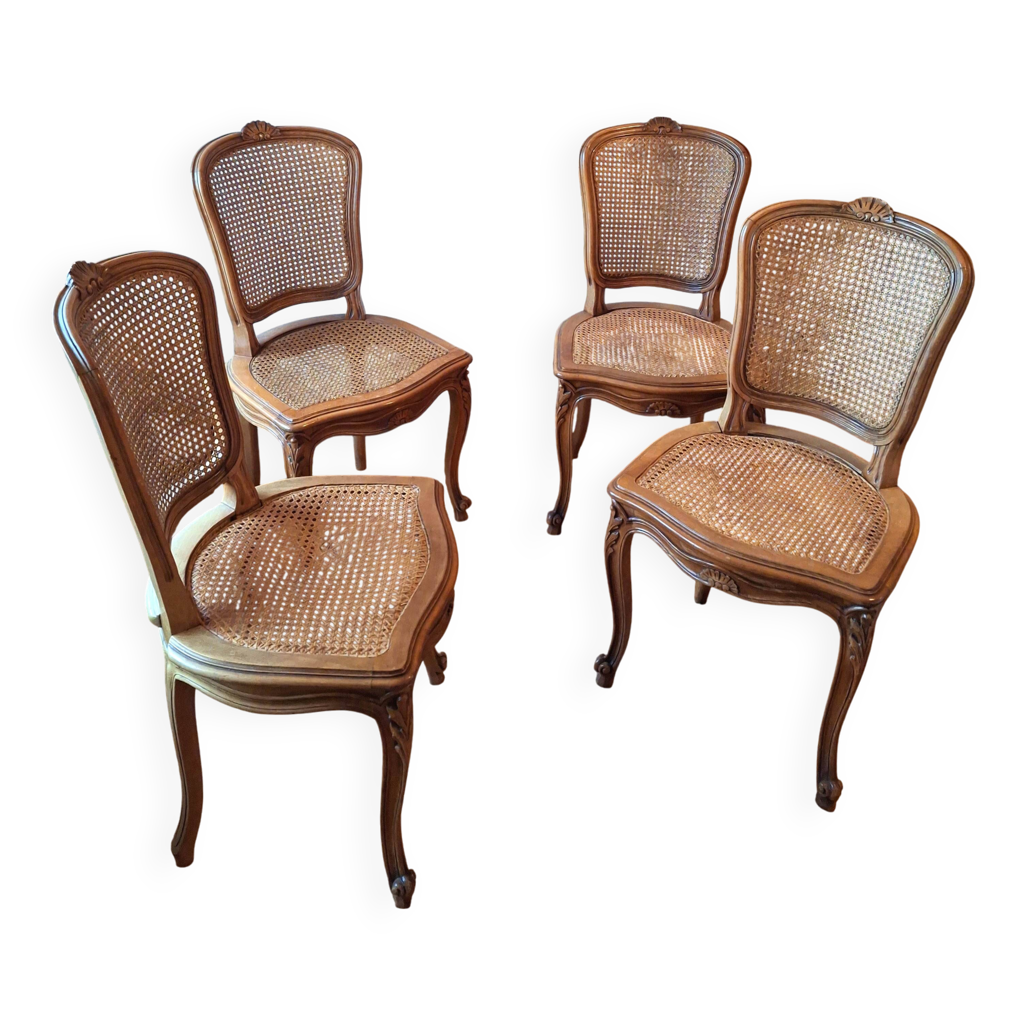Four dining room chairs