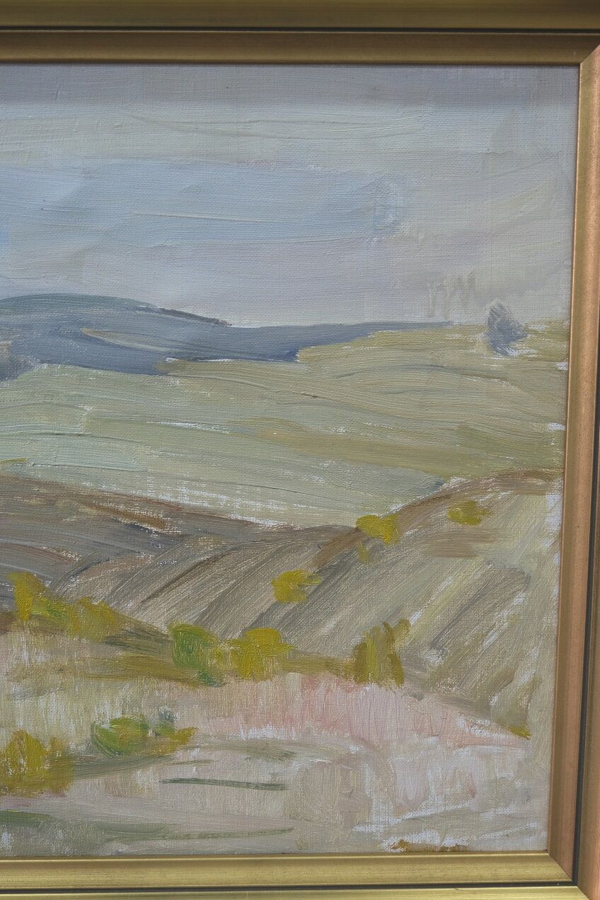 Ruth Wahlund (1906-1994 ), Swedish Landscape, 1960, Oil on Canvas, Framed