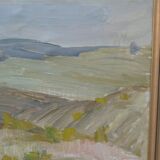 Ruth Wahlund (1906-1994 ), Swedish Landscape, 1960, Oil on Canvas, Framed