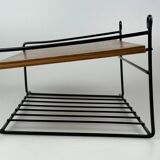60s 70s teak shelf wall shelf telephone shelf string shelf Danish design