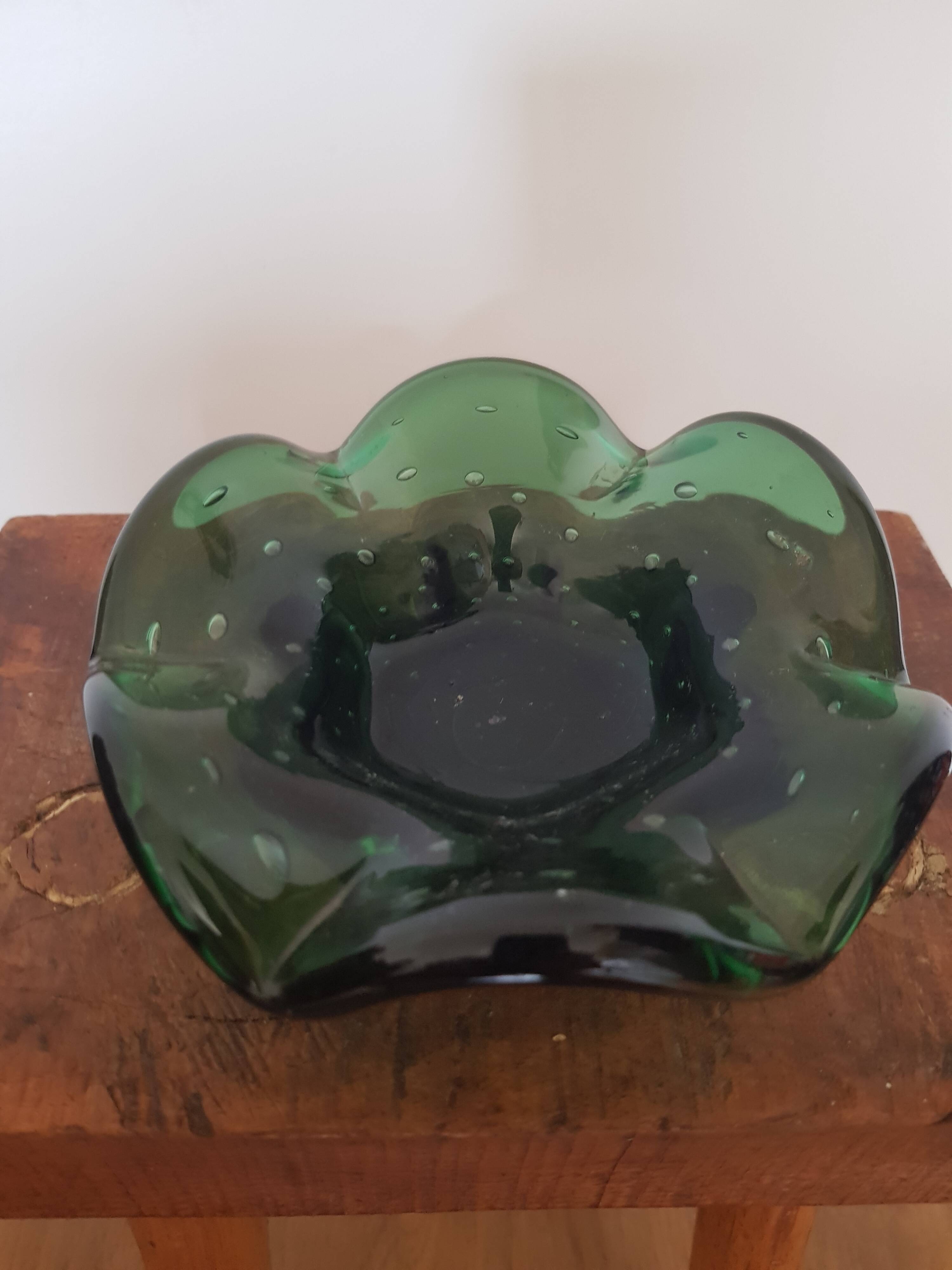 Cendrier en verre de murano