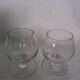 Set of 2 cognac or liqueur glasses
