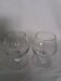 Set of 2 cognac or liqueur glasses